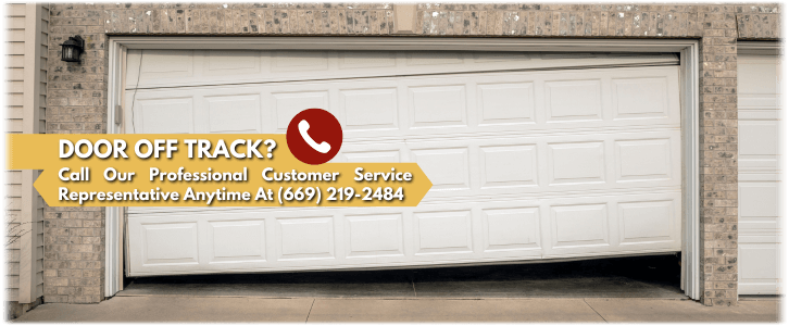 Garage Door Off Track In Gilroy CA